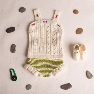 ★40%OFF★2024SS★Birinit Petit Pistachio stripe bloomer short Braguita rayas  pistacho 240201112