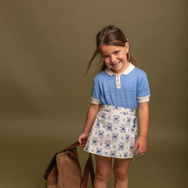 ★40%0FF★2024SS★Birinit Petit Blue short sleeve Biri sweater Jersey Biri manga corta azul 240201124