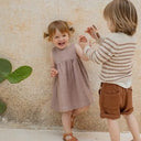 ★40%OFF★2024SS★1+in the family ワンモアインザ・ファミリー BEL sleeveless dress sienna #456413641