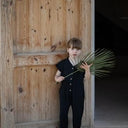★40%OFF★2024SS★1+in the family ワンモアインザ・ファミリー ADRIANO s/sleeve overall anthracite #456414131