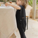 ★40%OFF★2024SS★1+in the family ワンモアインザ・ファミリー ADRIANO s/sleeve overall anthracite #456414131