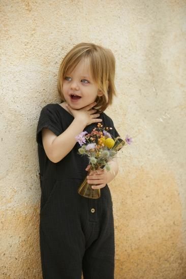 ★40%OFF★2024SS★1+in the family ワンモアインザ・ファミリー ADRIANO s/sleeve overall anthracite #456414131