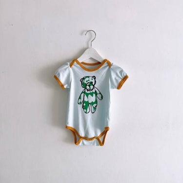 ★frankygrow BABY★frankygrow フランキーグロウ Bear Boby ICE BLUE – GREEN BEAR fgby23bb#01