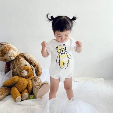 ★frankygrow BABY★frankygrow フランキーグロウ Bear Boby WHITE – YELLOW BEAR fgby23bb#01