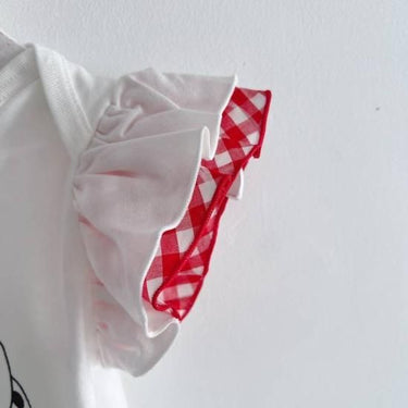 ★frankygrow BABY★frankygrow フランキーグロウ Rabbit Doubble Frill Body WHITE fgby23bb#03