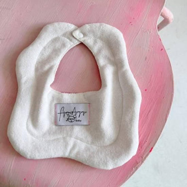 ★frankygrow BABY★frankygrow フランキーグロウ Lett. Wata Reversible Bib RED CHECKED – WHITE Lett. fgby2