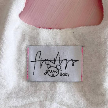 ★frankygrow BABY★frankygrow フランキーグロウ Lett. Wata Reversible Bib RED CHECKED – WHITE Lett. fgby2
