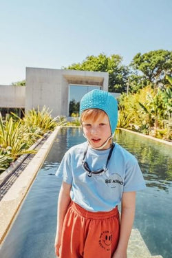 ★40%0FF★2024SS★Beau LOves ビューラブズ Blue 'Be Kind' T-shirt BL013