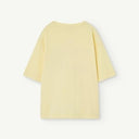 ★40%0FF★2024SS★The Animals Observatory ROOSTER OVERSIZE KIDS+ T-SHIRT Soft Yellow_Bear S24021_081_CN