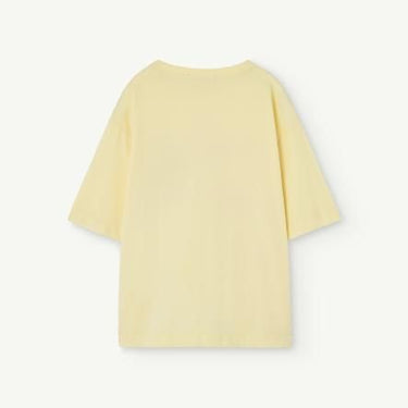 ★40%0FF★2024SS★The Animals Observatory ROOSTER OVERSIZE KIDS+ T-SHIRT Soft Yellow_Bear S24021_081_CN