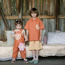 ★40%OFF★2024SS★Kalinka Kids カリンカキッズ Montana Overall Golden Brown