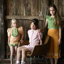 ★40%OFF★2024SS★Kalinka Kids カリンカキッズ Stella Shorts Marigold/Forest