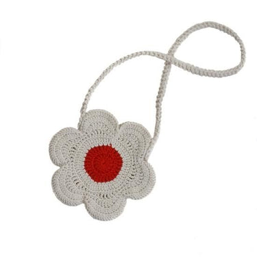 ★40%OFF★2024SS★Kalinka Kids カリンカキッズ Flower Crochet Bag Milky White