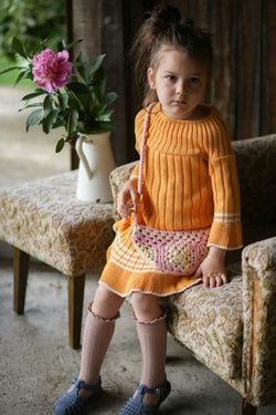 ★40%OFF★2024SS★Kalinka Kids カリンカキッズ Luigi Shoulder Bag Dusty Pink