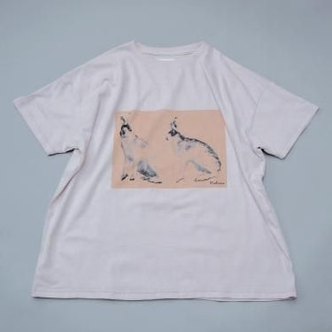 ★40%0FF★2024SS★michirico ミチリコ Rabbit T ライトピンク MR24SS-01 (kids/womens/mens)