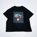 ★40%0FF★2024SS★michirico ミチリコ Flower T ブラック MR24SS-02 (kids/womens/mens)