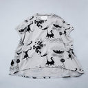 ★40%0FF★2024SS★michirico ミチリコ Souvenir  big T グレー MR24SS-10 (kids/womens)