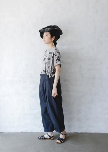 ★40%0FF★2024SS★michirico ミチリコ Souvenir  big T グレー MR24SS-10 (kids/womens)