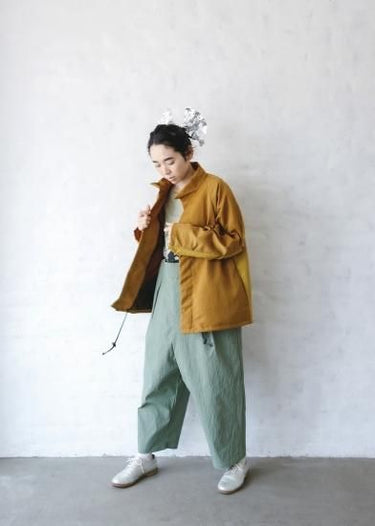 ★40%OFF★2024SS★michirico ミチリコ Cordura nylon overalls カーキ MR24SS-26(womens)