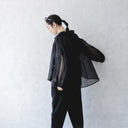 ★40%0FF★2024SS★michirico ミチリコ Organza shirts ブラック MR24SS-31(womens)