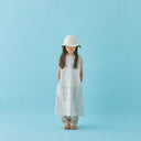 MOUN TEN. マウンテン lace apron dress sand MO18-1504