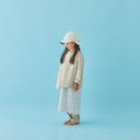 MOUN TEN. マウンテン lace apron dress sand MO18-1504