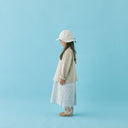 MOUN TEN. マウンテン lace apron dress sand MO18-1504