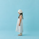 MOUN TEN. マウンテン lace apron dress sand MO18-1504
