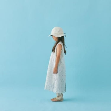 MOUN TEN. マウンテン lace apron dress sand MO18-1504