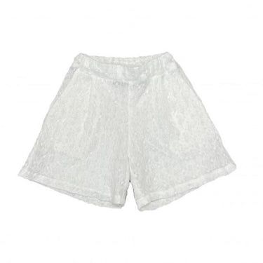 ★2024SS★MOUN TEN. マウンテン shirrng half pants white MP55C-1506