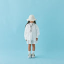 ★2024SS★MOUN TEN. マウンテン shirrng half pants white MP55C-1506