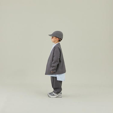 MOUN TEN. マウンテン polyester canapa 1tuck pants charcoal MP56-1502