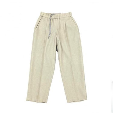 MOUN TEN. マウンテン polyester canapa 1tuck pants sand MP56-1502