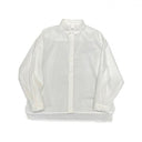 MOUN TEN. マウンテン stretch typewriter wide shirt white MS32-1501