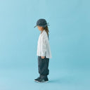 MOUN TEN. マウンテン stretch typewriter wide shirt white MS32-1501