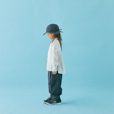 MOUN TEN. マウンテン stretch typewriter wide shirt white MS32-1501