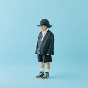 MOUN TEN. マウンテン stretch typewriter wide shirt white MS32-1501