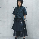 ★GRIS BLACK★GRIS グリ Bum Flap Black GRBK24SS-SK001