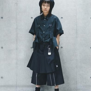 ★GRIS BLACK★GRIS グリ Bum Flap Black GRBK24SS-SK001