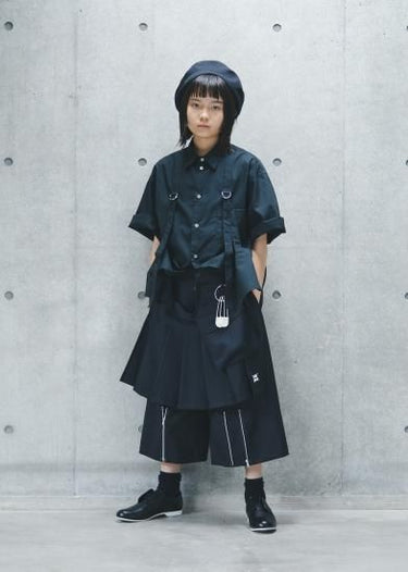 ★GRIS BLACK★GRIS グリ Bum Flap Black GRBK24SS-SK001