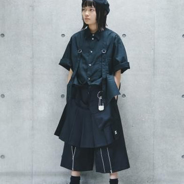 ★GRIS BLACK★GRIS グリ Bum Flap Black GRBK24SS-SK001