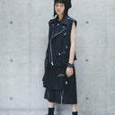 ★GRIS BLACK★GRIS グリ Bum Flap Black GRBK24SS-SK001