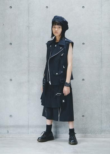 ★GRIS BLACK★GRIS グリ Bum Flap Black GRBK24SS-SK001