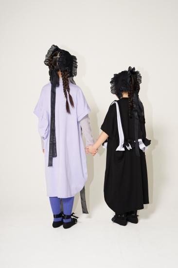 ★40%OFF★2024SS★UNIONINI ユニオニーニ ◯△ tee dress purple OP-090
