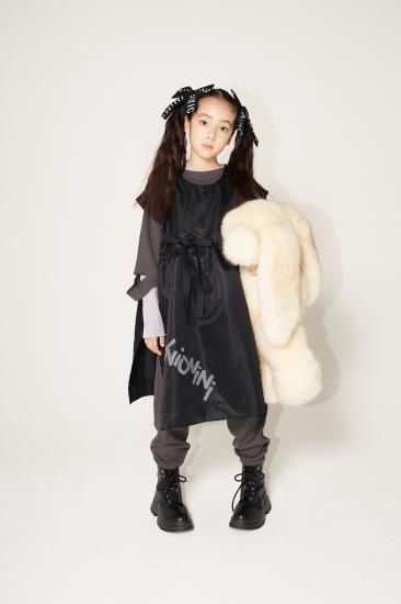 ★40%0FF★2024SS★UNIONINI ユニオニーニ honeycomb tops charcoalgray CS-064
