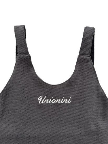 ★40%0FF★2024SS★UNIONINI ユニオニーニ honeycomb camisole charcoalgray CS-074