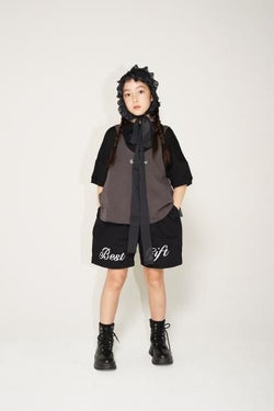 ★40%0FF★2024SS★UNIONINI ユニオニーニ honeycomb camisole charcoalgray CS-074