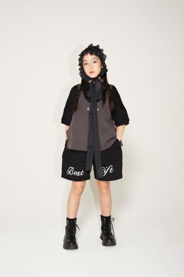 ★40%0FF★2024SS★UNIONINI ユニオニーニ honeycomb camisole charcoalgray CS-074