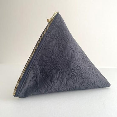 WONDER FULL LIFE＋LIGHT YEARS “COUNTERPOINT” TETRA POUCH QUILT TETRA POUCH black WFL24-A69