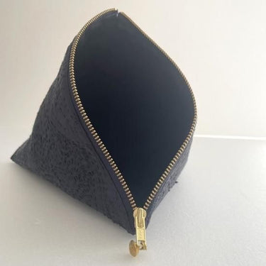 WONDER FULL LIFE＋LIGHT YEARS “COUNTERPOINT” TETRA POUCH QUILT TETRA POUCH black WFL24-A69